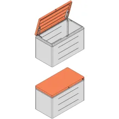 Farley Deck Storage Box 1200L