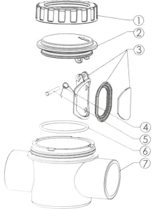 Plastica Non Return Valve Spares