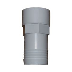 1.5in Plastica White Hosetail Plain 65mm