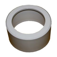 63mm to 50mm Plastica White Plain Reducer