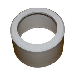2in to 50mm Plastica White Plain Reducer