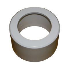 63mm to 1.5in Plastica White Plain Reducer White