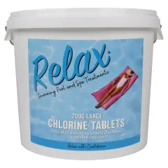 5kg Relax Pool Chlorine Tablets - 200g