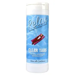 Relax Pool Clear Tabs