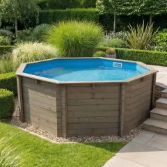 10ft Wooden Fun Pool - 4ft deep