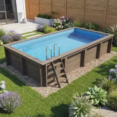 Plastica Nazca 6m x 3m Wooden Pool