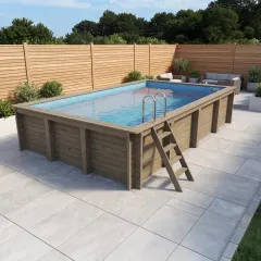 Plastica Nazca 6m x 4m Wooden Pool